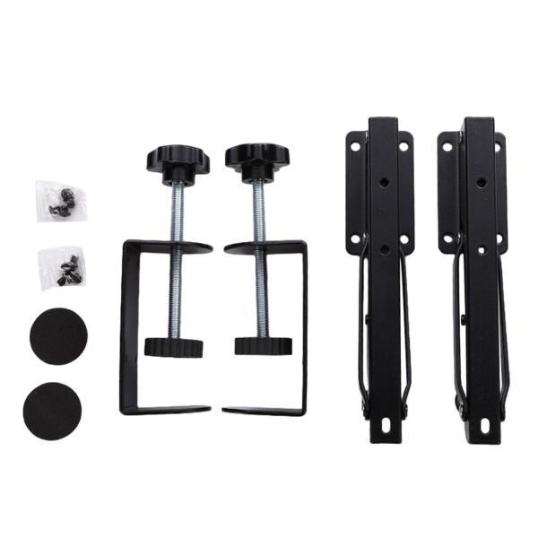 キーボードトレイクランプマウント折りたたみキーボード引き出しクランプ高さ調節可能自宅またはオフィ..