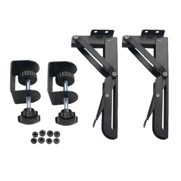 キーボードトレイ クランプマウント 小型キーボードトレイ デスク下 DIY 高さ調節可能 テーブルマウン..