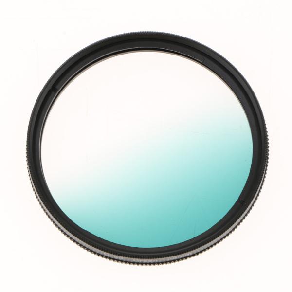 デジタル一眼レフカメラ用52mm 55mm 58mm 62mm 72mmグラデーションカラーレンズフィルター - グリーン,..