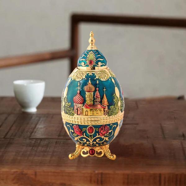 ポータブルつまようじホルダーつまようじケース家庭用装飾飾りダークブルー