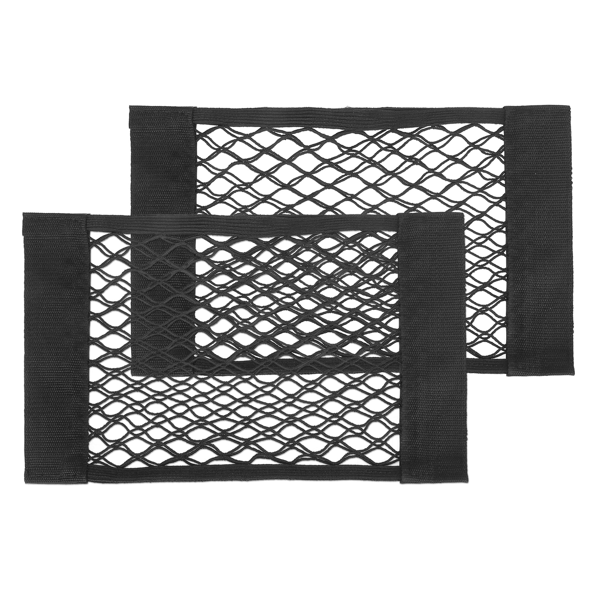 T カーカーゴネット ユニバーサル メッシュカーゴネット バッグ収納メッシュネット 車のトランク用 39x..