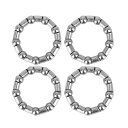 T ボールベアリングケージ 44 mm x 9 クランクベアリング ホイールベアリングリテーナー 自転車用 4個(3)