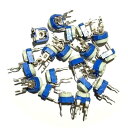 20x 調整可能な抵抗カーボンフィルムポテンショメータの詰め合わせ可変抵抗器 101K 耐久性のある抵抗器の詰め合わせ