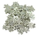 50pcs ジュエリー作り バルク チベットシルバー DIY 蝶のチャーム ペンダント