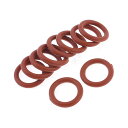 T リング シール O形 リング ガスケット 20 x13 x 3.0mm ワインレッド 10個(3)