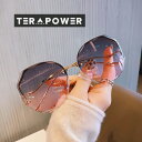 眼鏡サングラス サングラス レディース 透明クリア おしゃれ 枠なし眼鏡 百掛け サングラス 韓国 UVカットメガネ 母の日