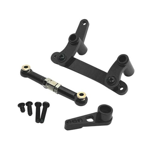 1/16 RCカーステアリングコンポーネントステアリングギアロッドRCカー用品RCカー用ブラック 1/16 RCカーステアリングコンポーネントステアリングギアロッドRCカー用品RCカー用ブラック