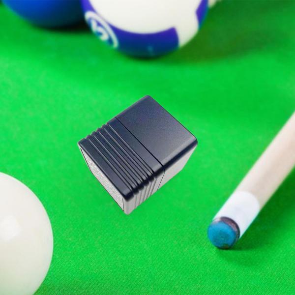 プールキューチョークホルダーキャリアケースポータブルメタルビリヤードチョークホルダーケースブラック