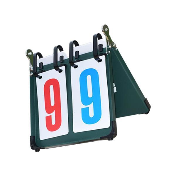 卓上スコアフリッパーマルチスポーツスコアボード屋外サッカーバドミントン2桁用