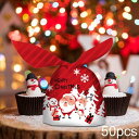 50 ピース クリスマス バッグ グッディ バッグ サンタ