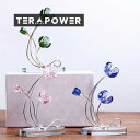 オブジェ クローバー クリスタル調 ガラス 置物 オーナメント おしゃれ かわいい インテリア 装飾品 ギフト プレゼント ピンク ブルー 4-7