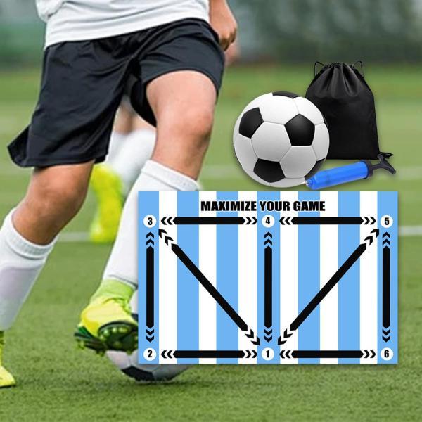 説明:[製品]: サッカーのスキルとボールコントロールを向上させるために設計された.ボールセンストレーニングサッカー練習マットセットです.[素材]: マットは高品質のゴムで作られており.耐久性と長寿命を保証します.[サイズ]: マットのサイ...