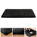 黒50x80cm 低反発バスラグ ベレット低反発バスマット滑り止め