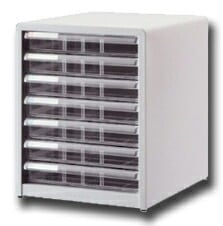 楽天TerapowerナカバヤシアバンテV2レターケース サイズ浅型7段 ニューグレー（AL-77-ニューグレー）