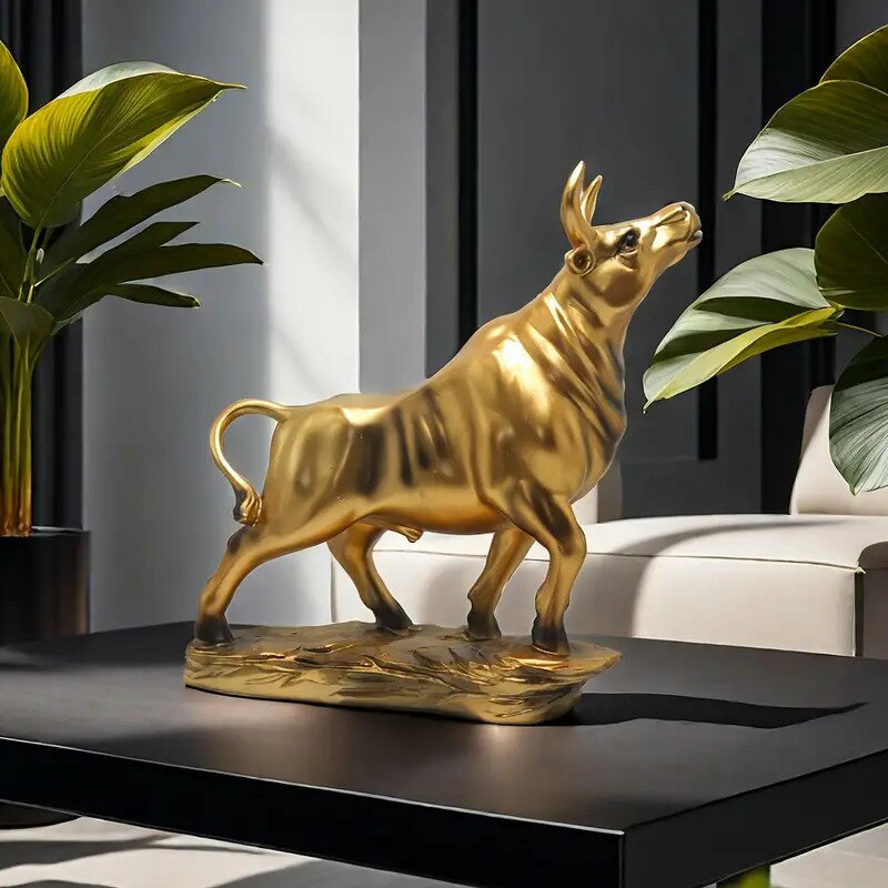 楽天市場】牛 金 オブジェの通販