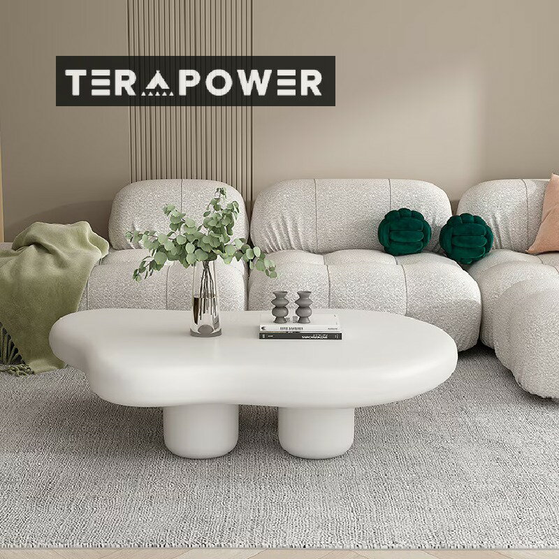 クリーム風の雲の形のテーブル北欧風 シンプルモダンなコンパクトわびさびスタイルの人気のあるサイドテーブル