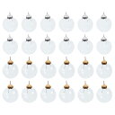 T 36個 3.15インチ クリアプラスチックオーナメントボール 30cmロープ付き アクリルクリスマスボール DIYクラフト、クリスマスツリー、結婚式、パーティーデコレーション用 シルバー、ゴ ールド