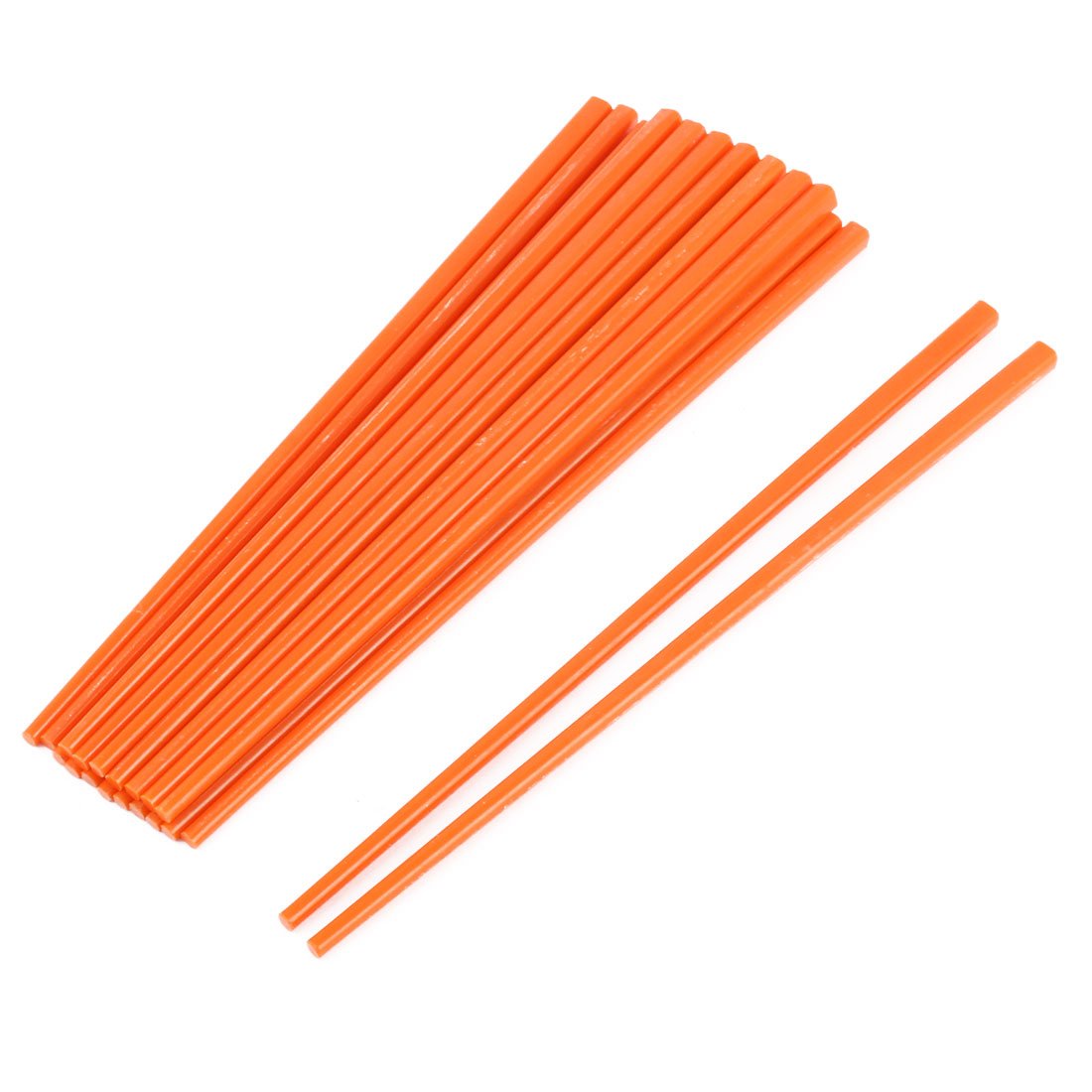 T 箸　ハシ　食器ツール　台所用品　家庭用品　10ペア入り オレンジ