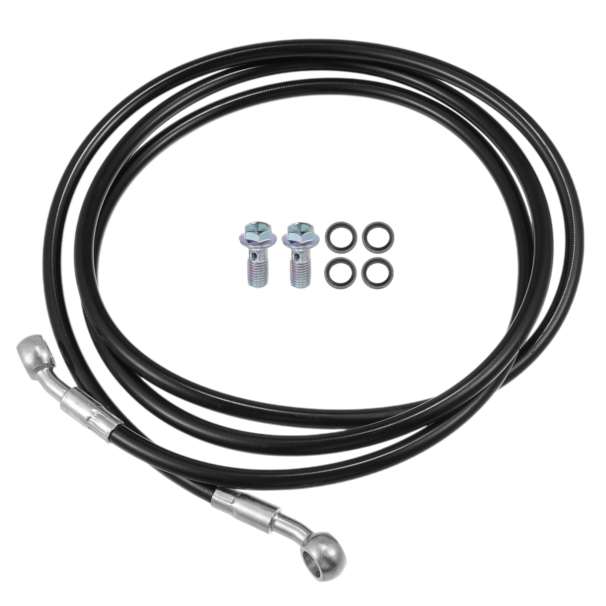 T ブレーキホース オートバイの油圧ブレーキラインオイルホース パイプ継手 ATV オートバイ モトクロス..