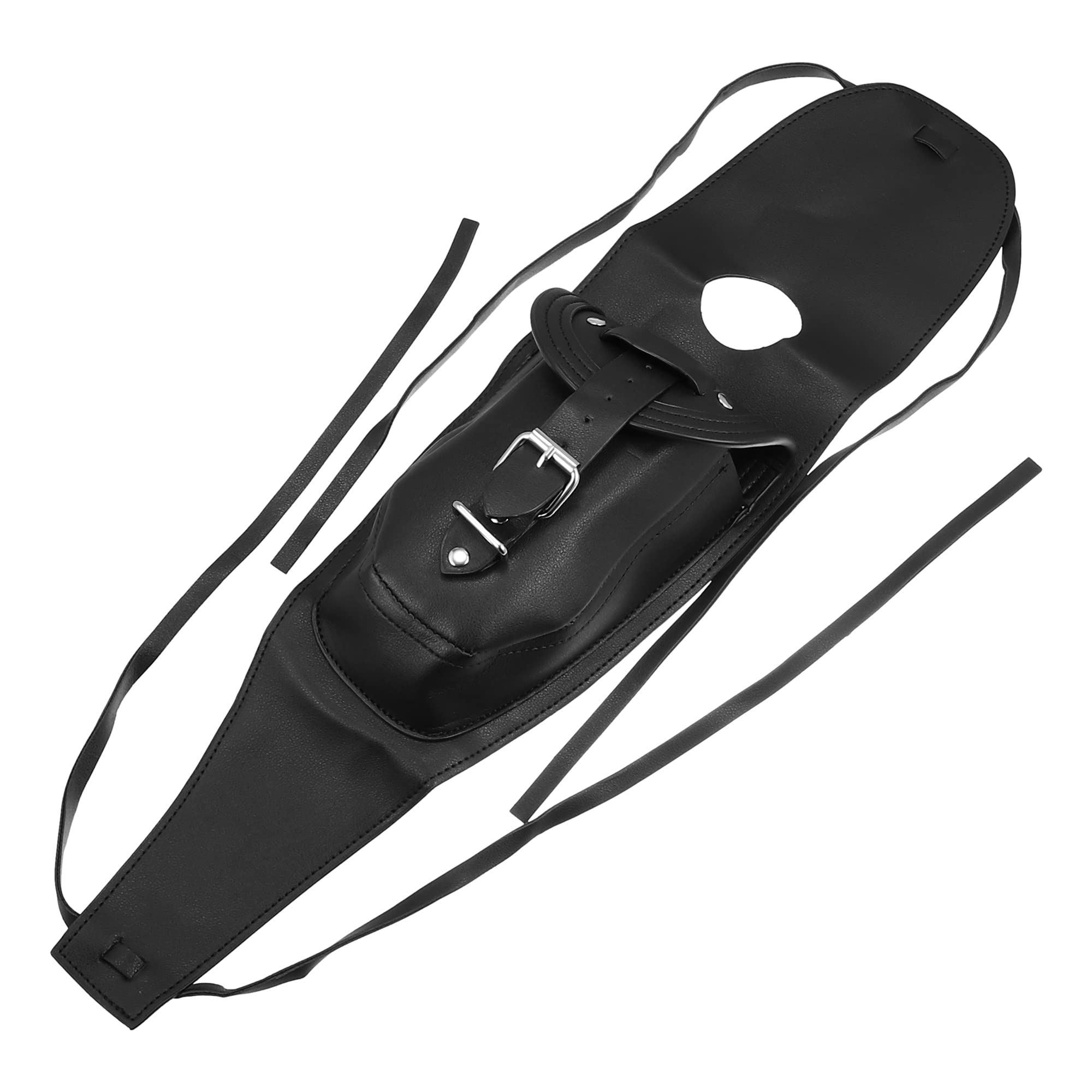 Tオートバイのガソリンタンクバッグ ダッシュコンソールセンターポーチバッグ 合成皮革 Harleyに対応 S..