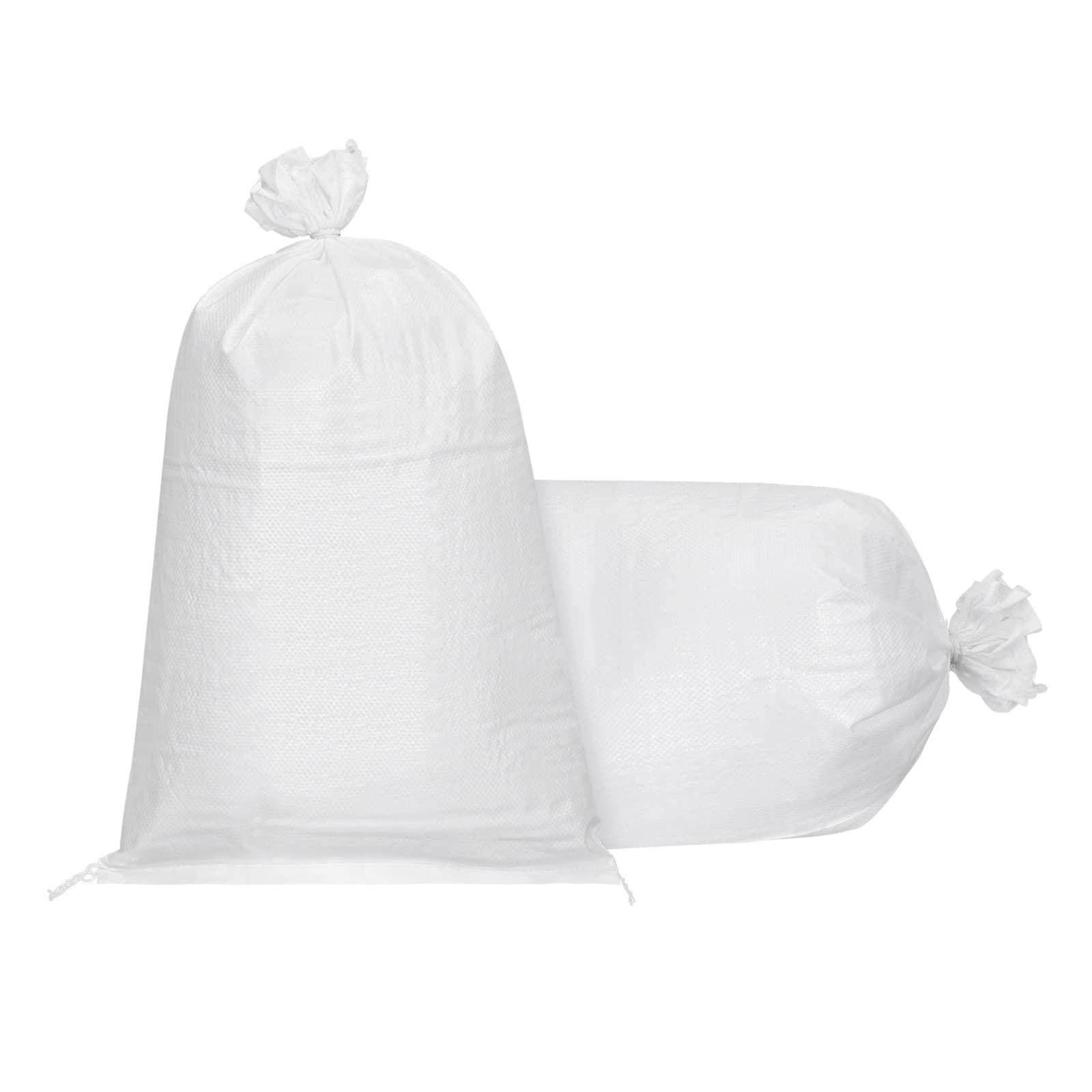 T空のサンドバッグ 土のう袋 織り ポリプロピレン 洪水防御用 ホワイト 97cmx55cm 10個