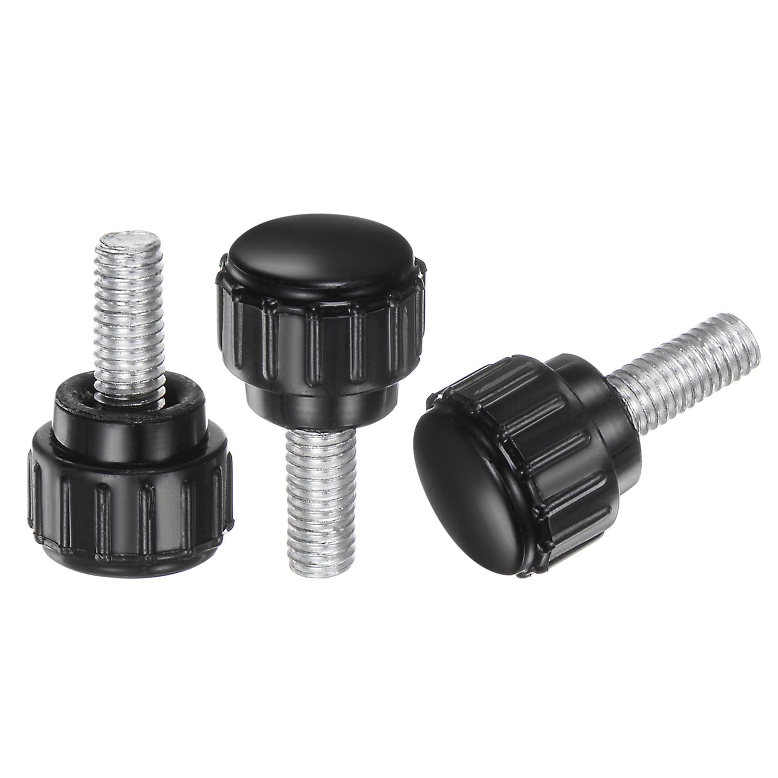 T 24個 ナツメヤシノブM5 x 10mmメススレッドクランピングスタッドノブサムスクリュー15mmプラスチック..