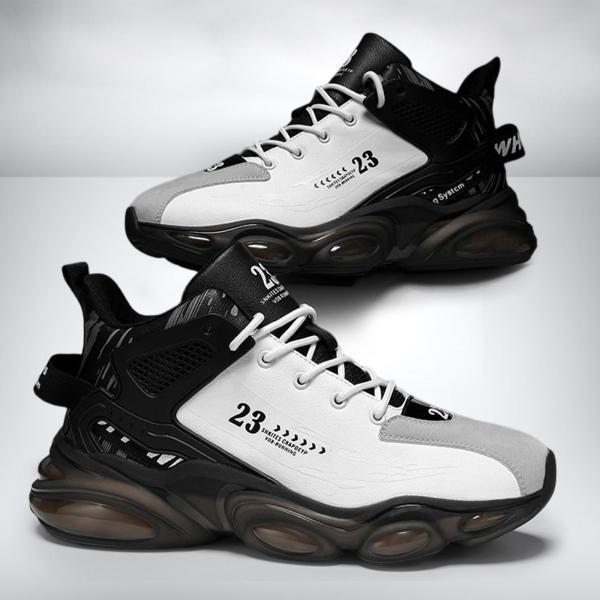 楽天Terapowerファッション メンズ アスレチック スニーカー ウォーキング シューズ アウトドア ジョギング スポーツ 41 ホワイト