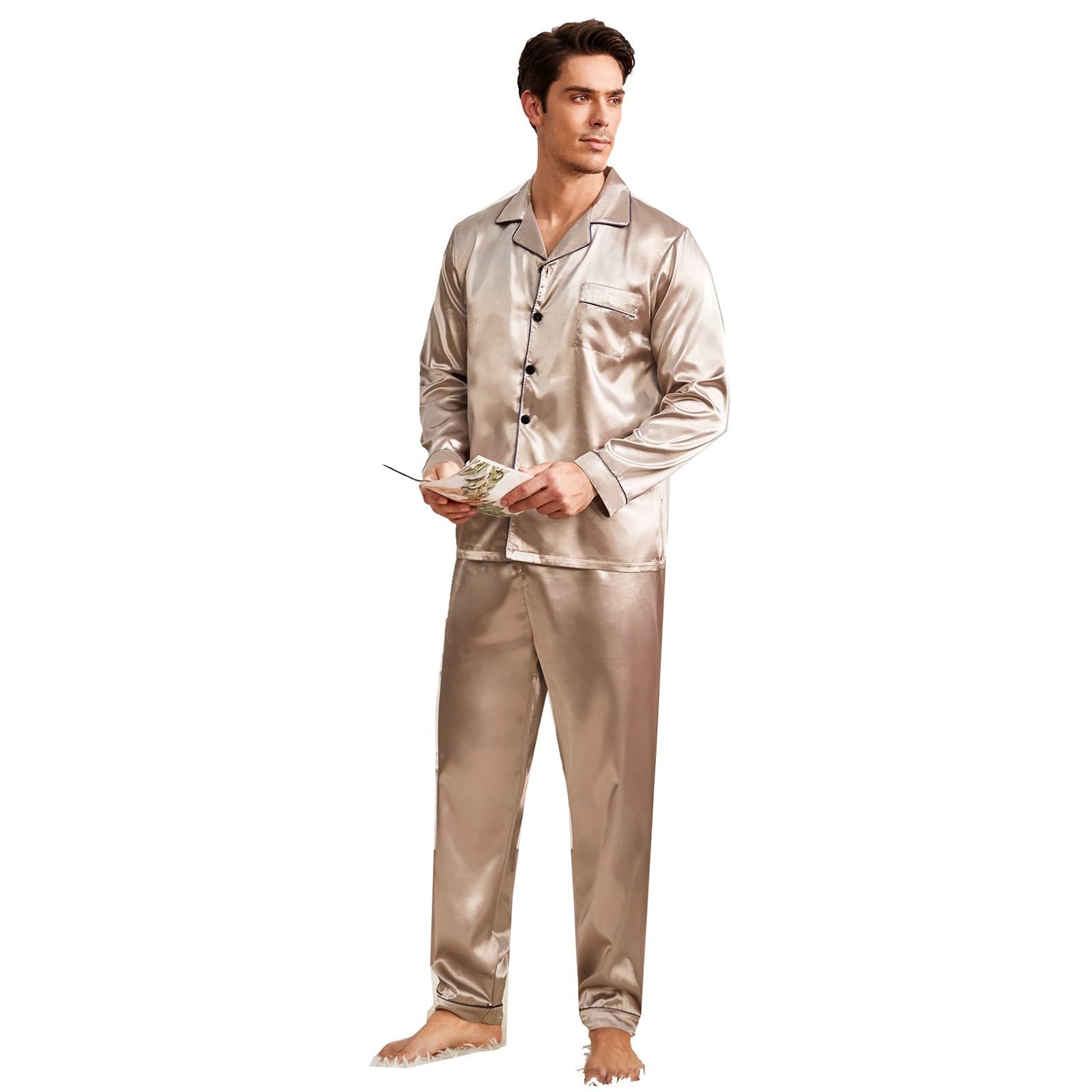 メンズ ルームウェア 大きいサイズ ルームウェア メンズ 上下セット あったか インナー 部屋着 ズボン 前開き パジャマ メンズ 長袖 上下 肌に優しい スポーツウェア 寝間着 柔らか 寢巻き 便利服 ナイトウェア 秋服 男女兼用