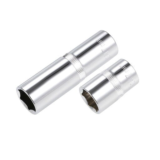 T12.7mmドライブ 10mm 6ポイントソケットシャロー ディープセットCr-Vスチール 2個 T12.7mmドライブ 10mm 6ポイントソケットシャロー ディープセットCr-Vスチール 2個