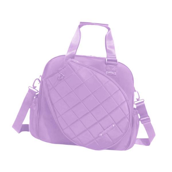 テニスラケットバッグ 防水 ポータブル 取り外し可能なショルダーストラップ ショルダーバッグ パープル