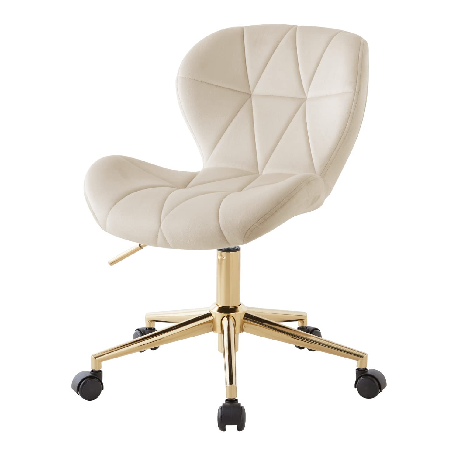 ブリリアント シャイニー デスクチェア ベロア キャスター チェア オフィスチェア ダイニングチェア イ..