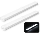 人体感応灯led室内usb充電式室内2本セット電気スタンドキッチン調光省エネコードレスキッチン玄関明るい夜間トイレ廊下ランプ (12センチ、白色光)