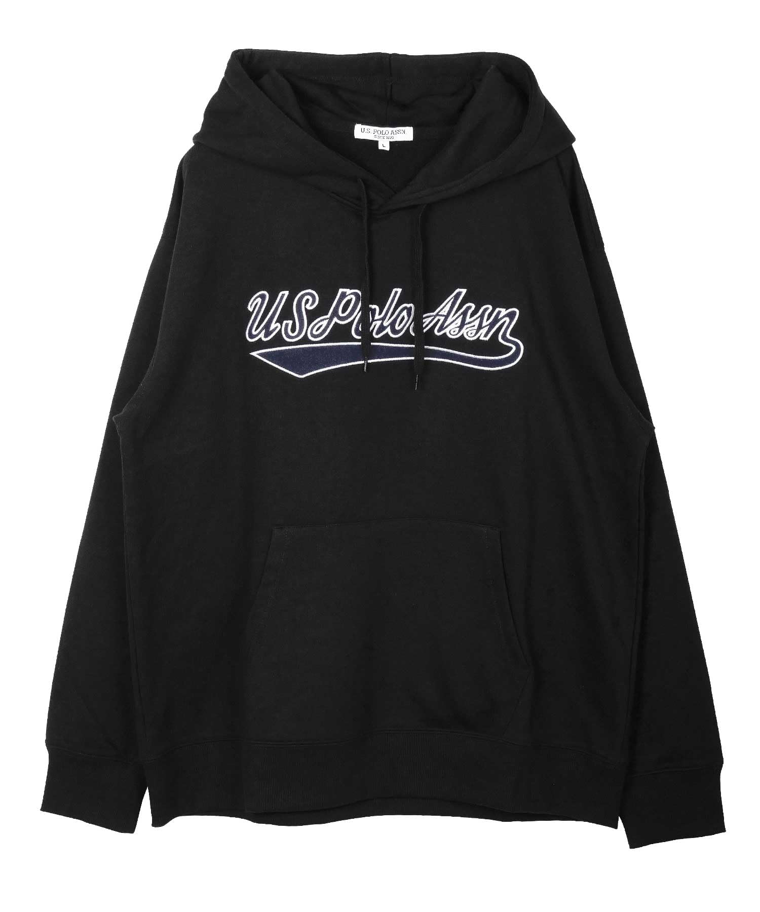 ブランド別注 裏毛 プルオーバーパーカー M Bブラック｜メンズ パーカー スウェット フーディ ブランド ロゴ 長袖 ゆったり ビッグシルエット レディース ユニセックス 秋服 冬服 春服 黒 白 紺