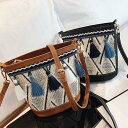 かごバッグ レディース ショルダーバッグ 斜めがけ 麦わらバッグ ピクニック 合わせやすい 海 ビーチ 夏バッグ 麦わらバッグ 軽量 かわいい 草編みバッグ(4)