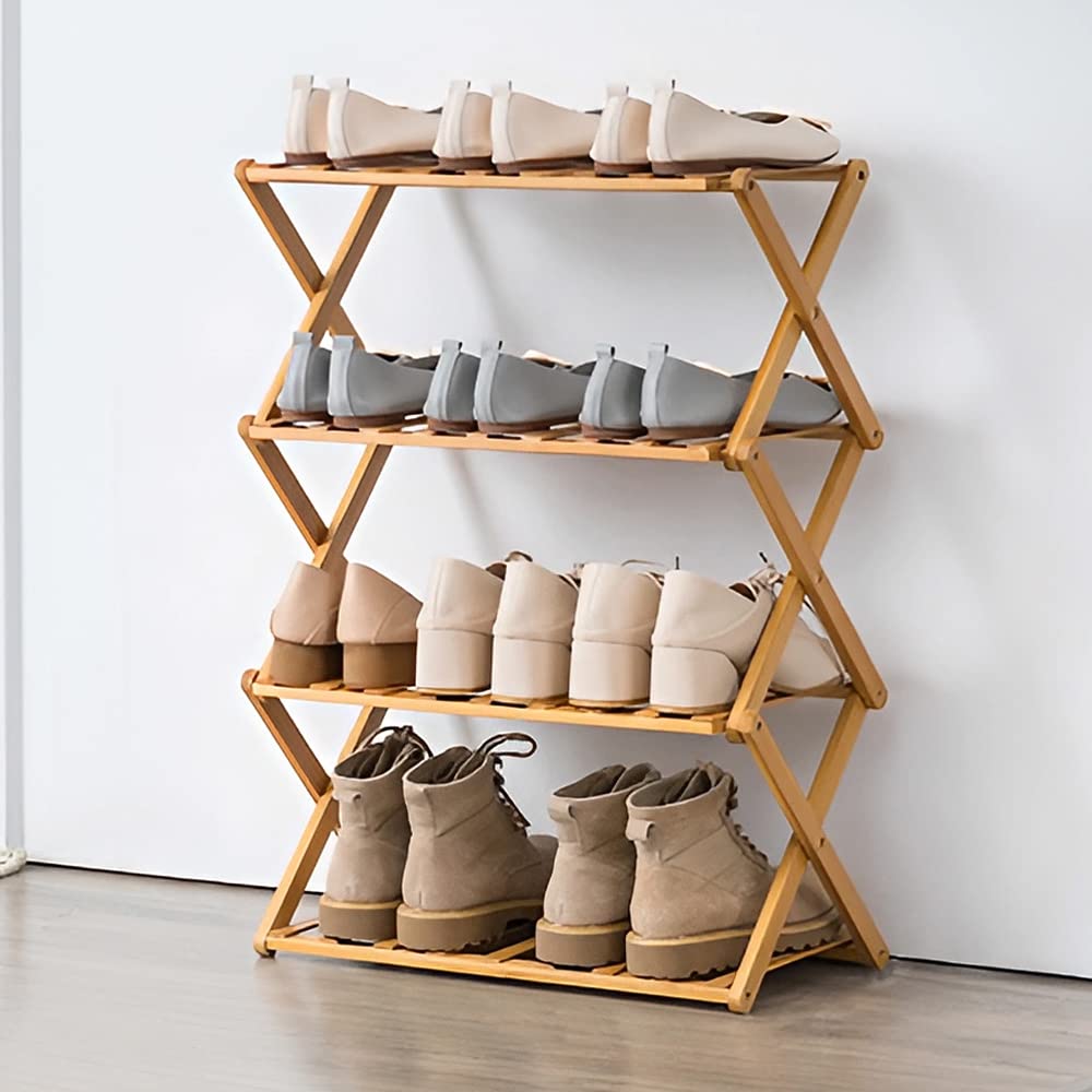 シューズラック 木製 スリム 靴箱 靴棚 組立不要 伸縮 折りたたみ おしゃれ 下駄箱 収納ラック 玄関収..