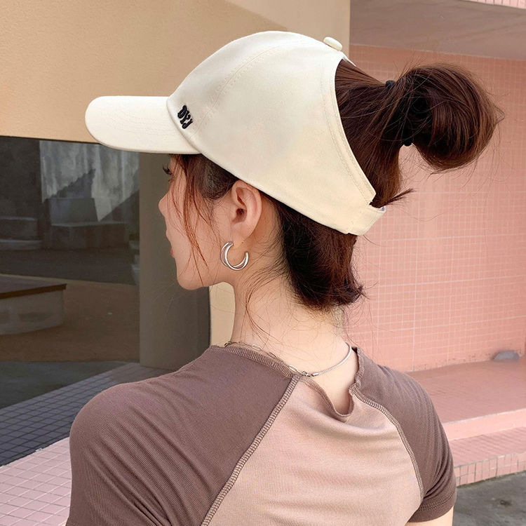 ット帽子 韓国ファッション 空のトップハット 日焼け防止 ベースボールキャップ おしゃれ サンバイザー 小顔効果 サンキャップ 百掛け 野球帽です