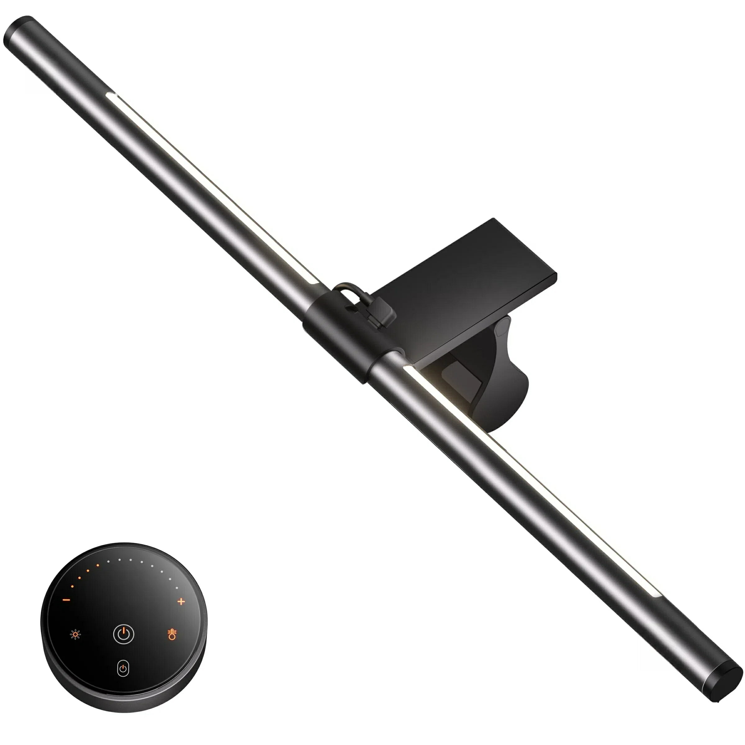 モニターライト USBライト デスクライト 無線リモコン搭載 バックライト 40cm 高演色性 4種類の色温度 無段階調光 非対称な配光 間接照明モード モニター掛け式ライト