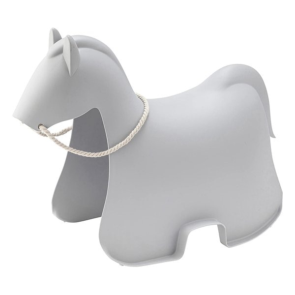 ホース スツール ライトグレー W43×D80×H60.5×SH38