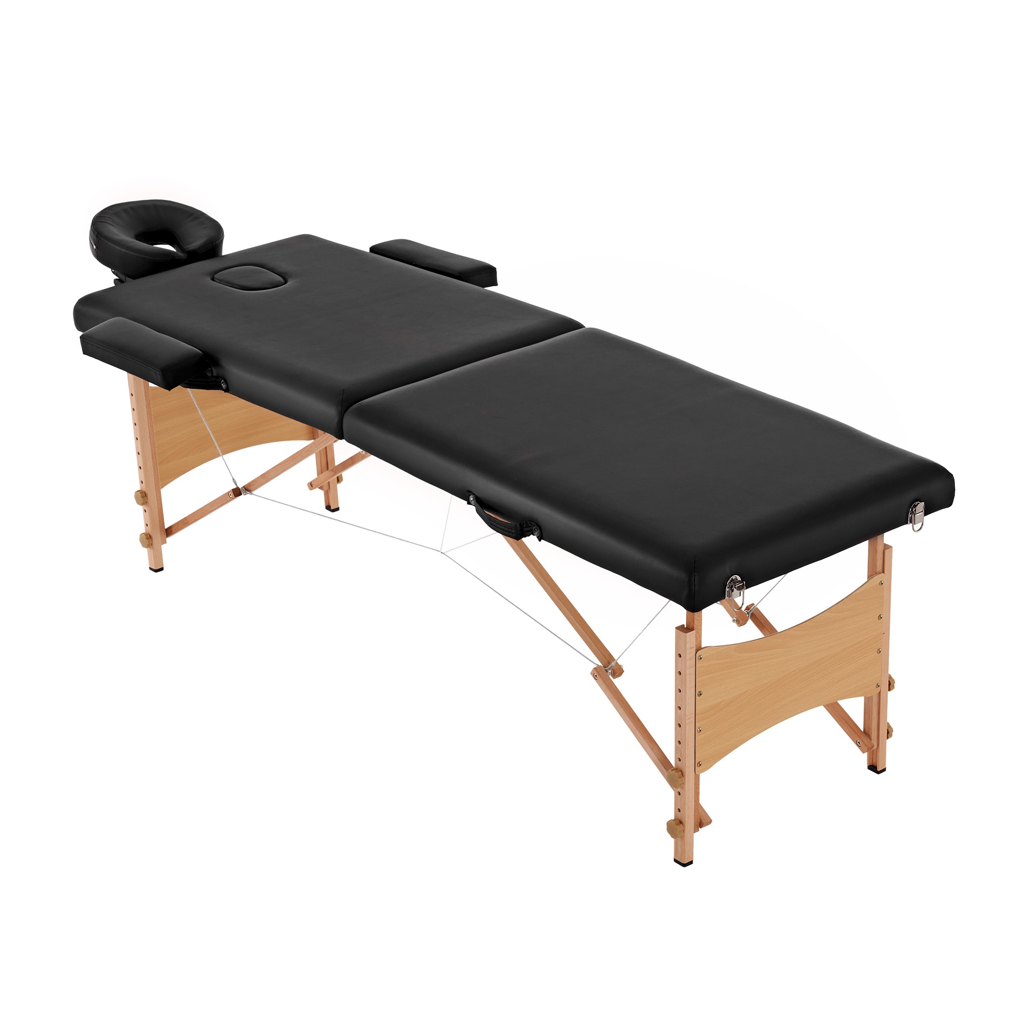 【グレー】 マッサージベッド 折りたたみ コンパクト 超軽量 エステベッド 10カラー選べる マッサージ..