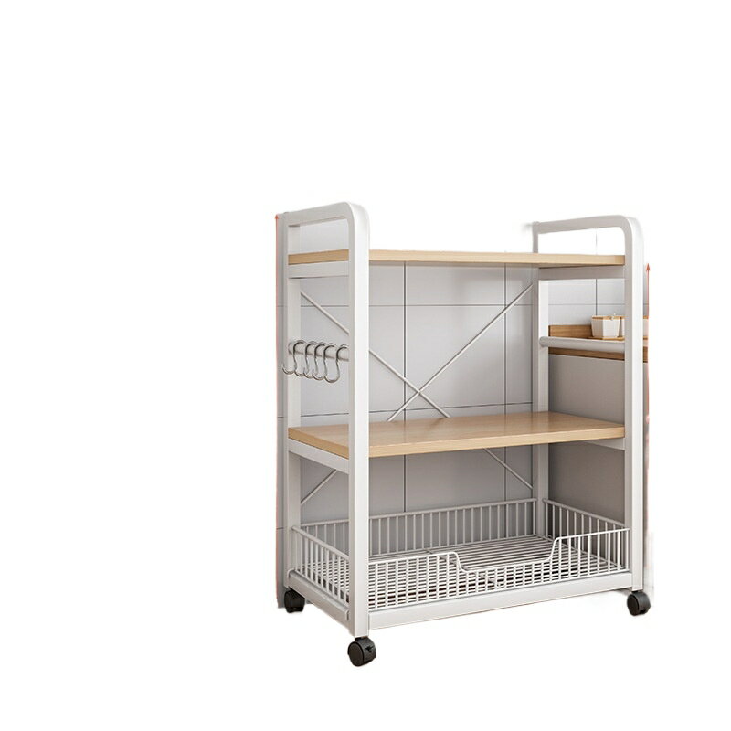 キッチン多機能棚床置き多層野菜バスケット野菜収納ラックポットオーブン電子レンジ収納ラック