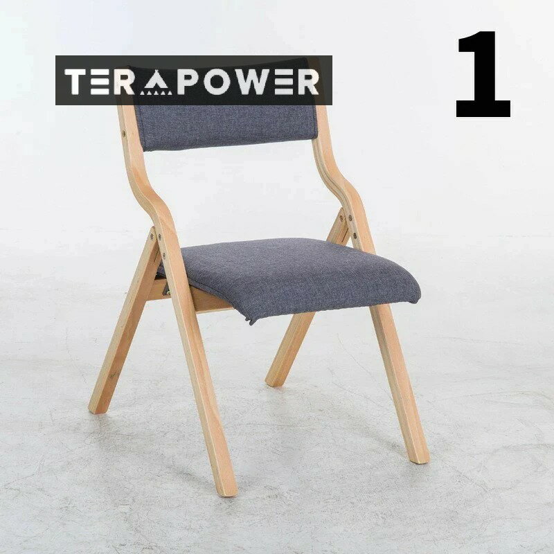 コンパクト 折り畳み椅子 ファブリック生地 人気 軽量 イス チェア PU 椅子 北欧 レトロ 木製 ダイニン..