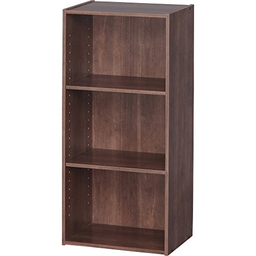 アイリスオーヤマアイリスオーヤマ カラーボックス 3段 可動棚 収納ボックス 本棚 幅41.4奥行29高さ88.2cm ブラウン