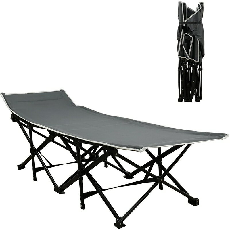 りたたみ ベッド キャンプベッド アウトドアベッド 簡易ベッド 組立不要 収納便利 耐荷重160kg 通気性 軽量 仮眠