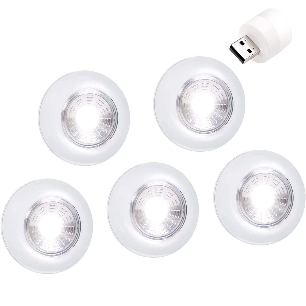 Ledタッチライトランプ小型明るい無線工事不要ランプ緊急灯たんす倉庫押入れ