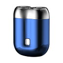 防水ポータブルUSBメンズカミソリ、洗えるミニ吸引双頭シェーバー,防水ポータブルUSBメンズシェーバー、ミニダブルヘッド洗える電気カミソリ,ミニシェーブ ポータ...