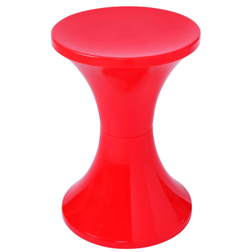 スツール レッド色 ポリプロピレンおしゃれ (レッド
