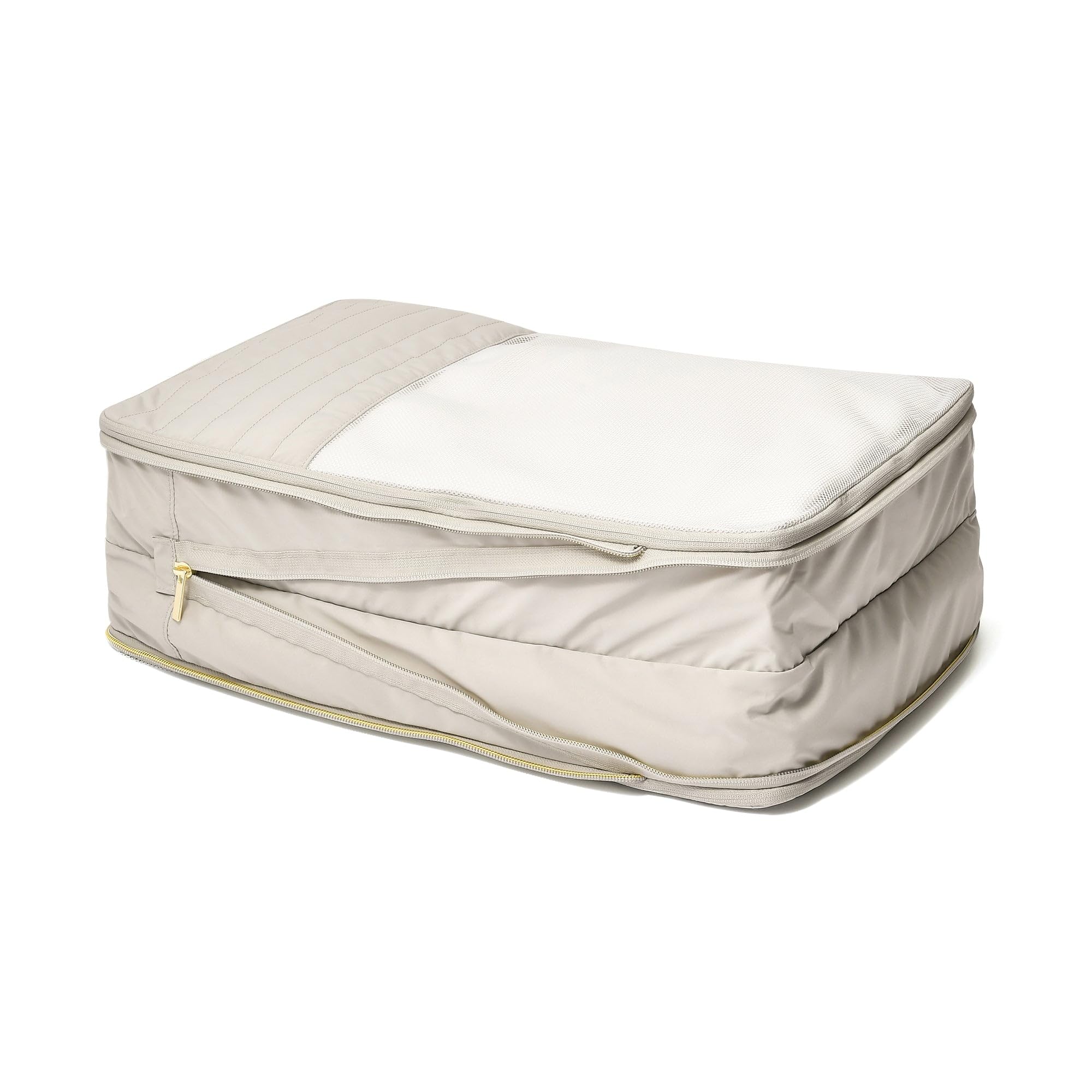 フランフランフランフラン キルティング 圧縮オーガナイザー L グレー