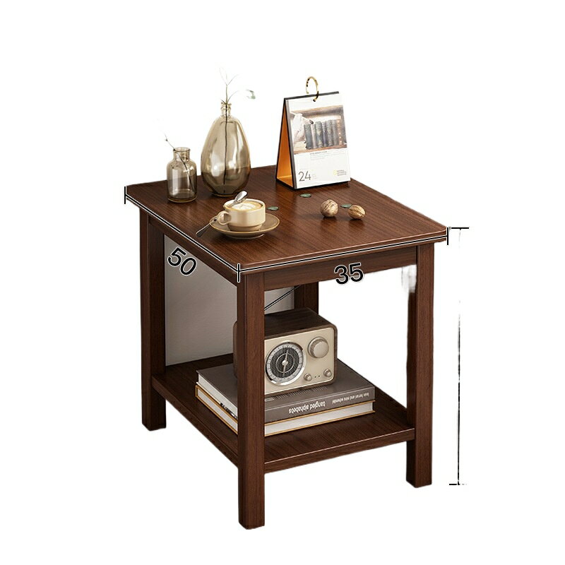 コーヒーテーブルリビングルームコーナー小さなサイドテーブルシンプルなホームミニソファサイドテーブ..