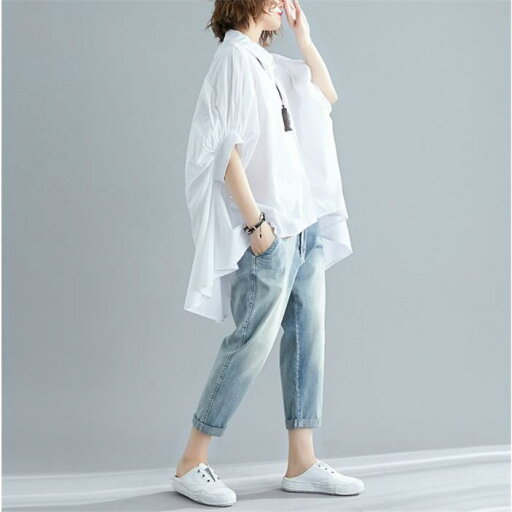 チュニック シャツワンピース ロングシャツ レディース 半袖 春 夏 チュニックシャツ 大きいサイズ 無地 おしゃれ ロングワンピー 不規則 体型カバー 折襟 チュニック シャツワンピース ロングシャツ レディース 半袖 春 夏 チュニックシャツ 大きいサイズ 無地 おしゃれ ロングワンピー 不規則 体型カバー 折襟