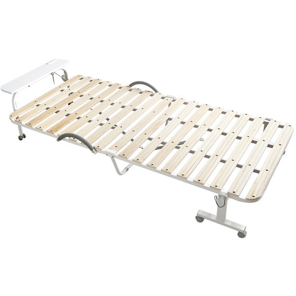 ホームテイスト BD30-154 宮コンセント付き折りたたみすのこベッド【Arche-アルシュ-】 ナチュラル メーカー直送